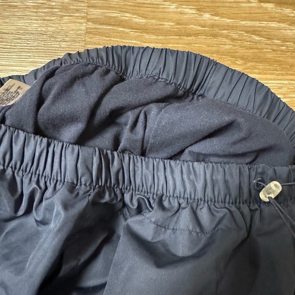 Men's Vintage Reebok Blue Lined Track Pants with Logo and Drawstring Waist Sz S - Picture 6 of 9